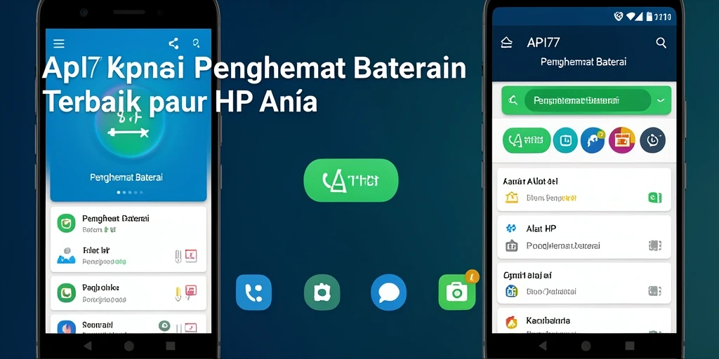 Antarmuka API77 menampilkan kontrol penghematan baterai yang intuitif.