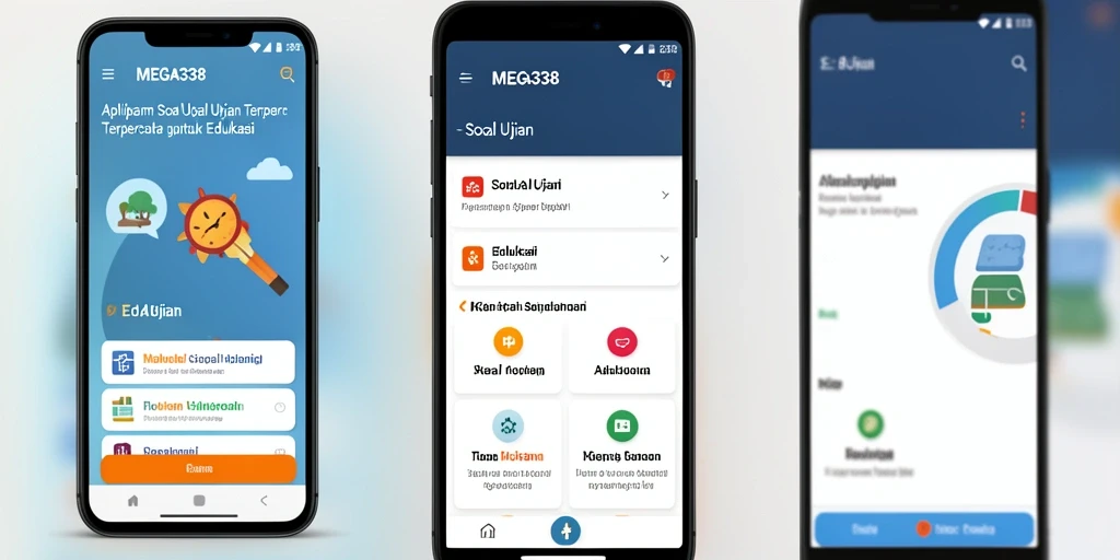Tampilan antarmuka aplikasi MEGA338 yang user-friendly dan interaktif.