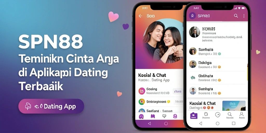 Tampilan antarmuka yang menarik dan mudah digunakan untuk mencari pasangan.