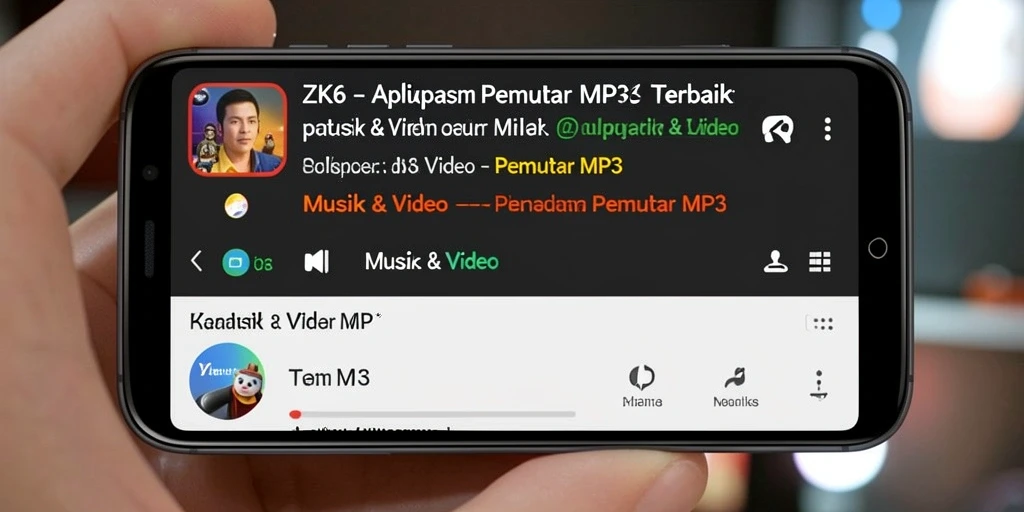 Antarmuka pengguna ZK6 yang bersih dan mudah dinavigasi.